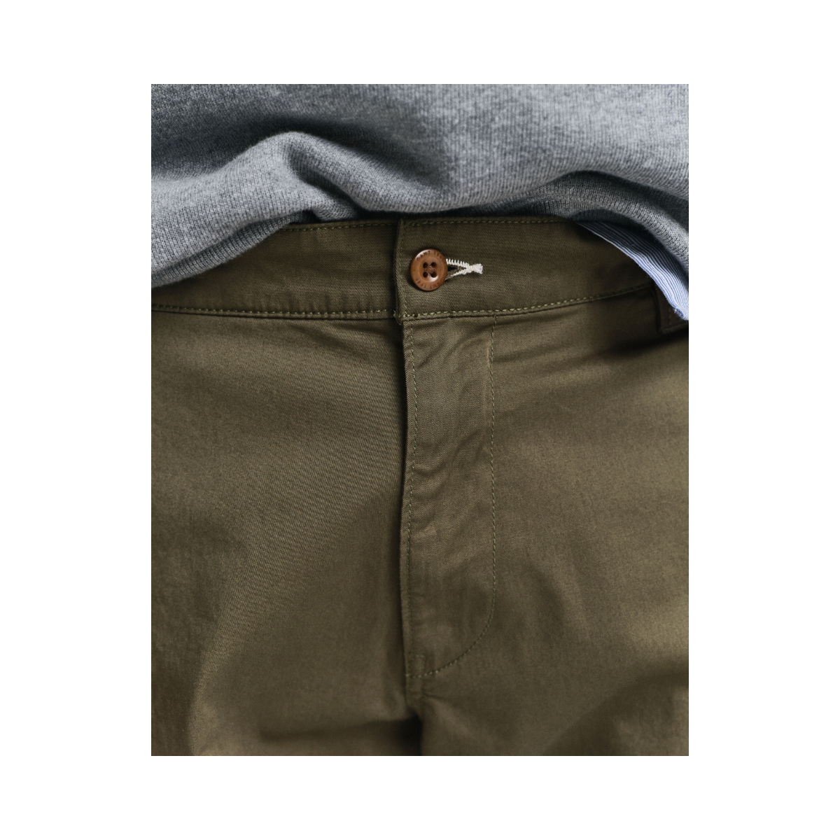 Relaxed Twill Cargo Shorts - Juniper Green