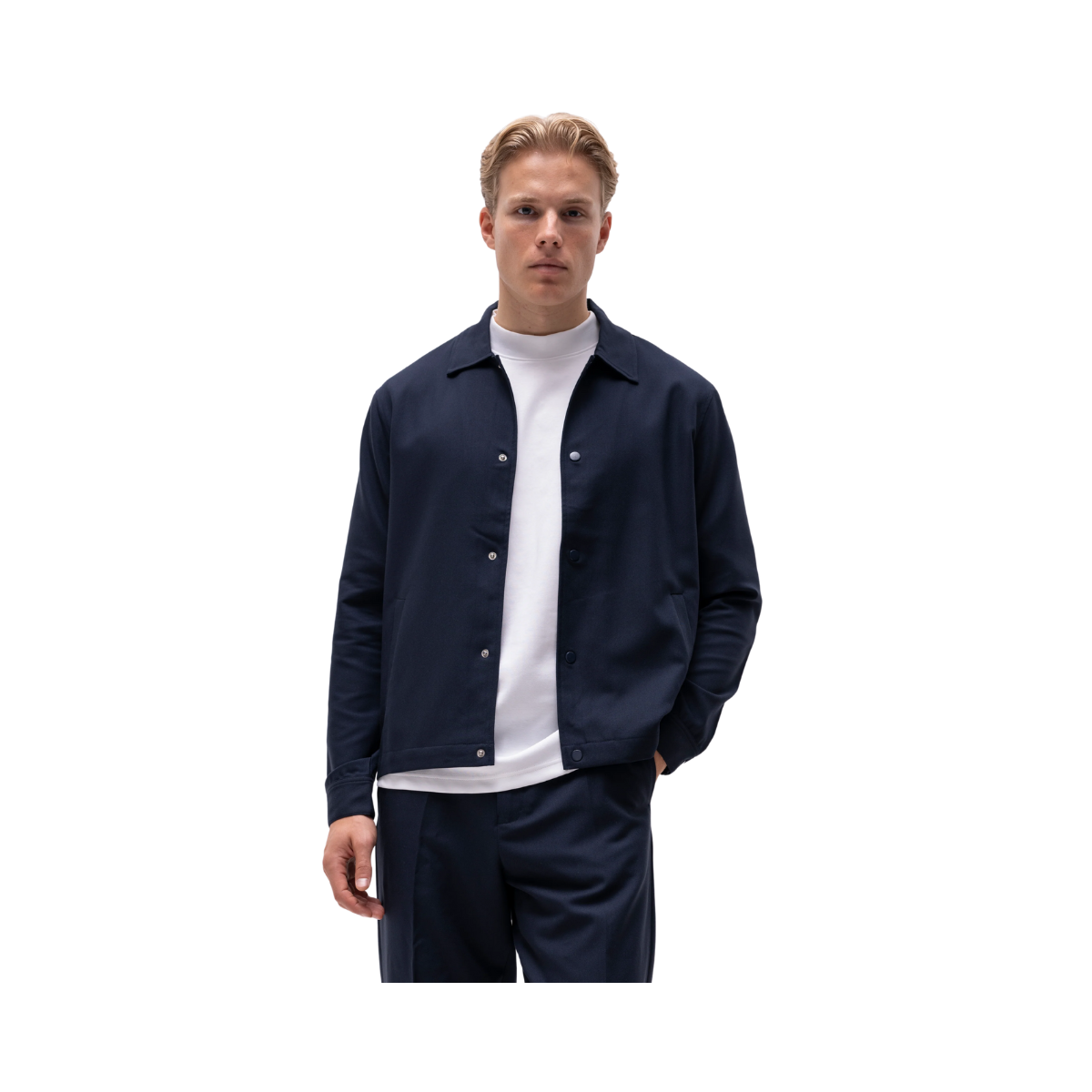 Blake Overshirt - Navy