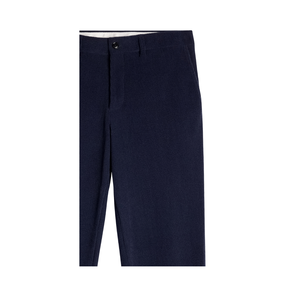 Logan Drape Cord Pants - JL Navy