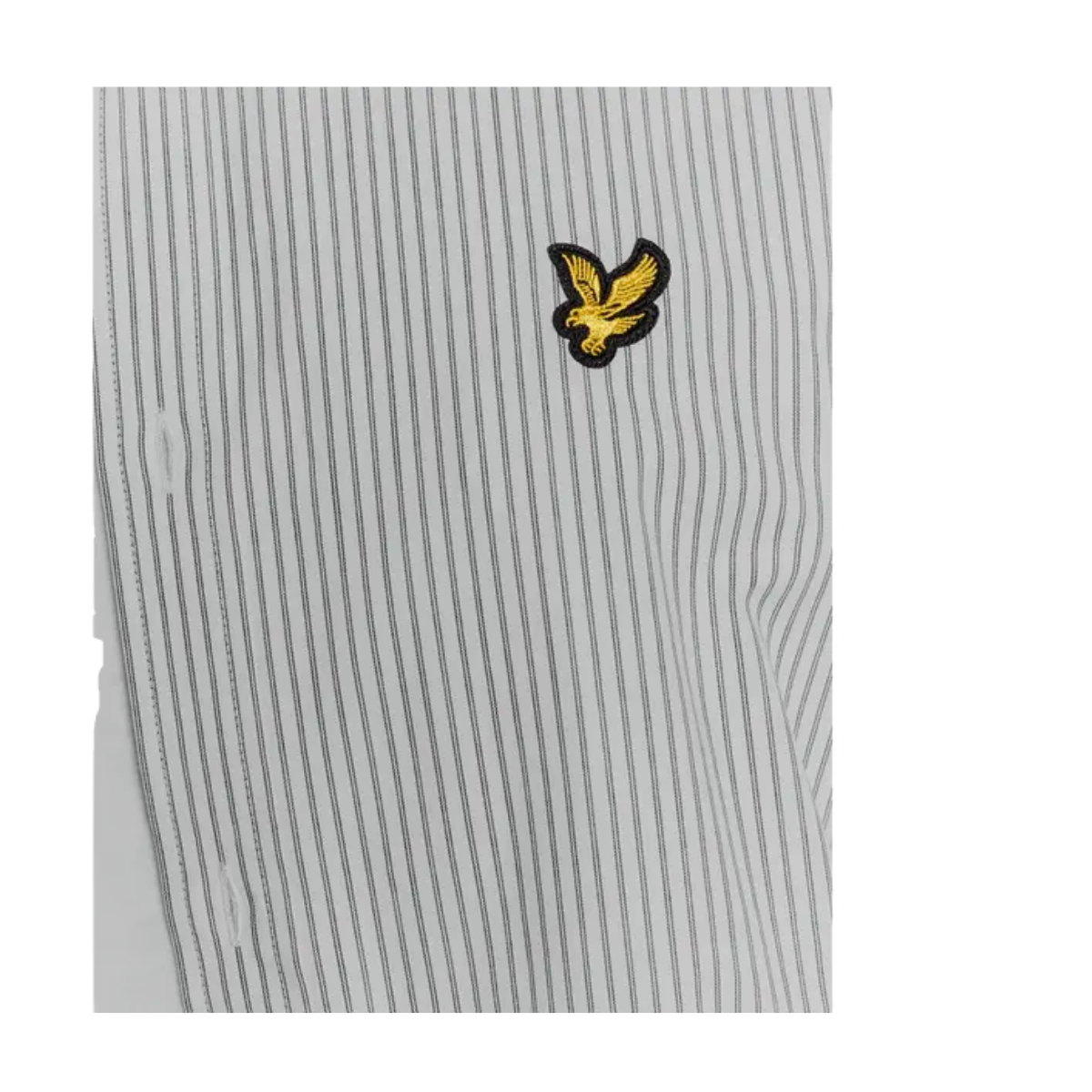 Twin Stripe Shirt - White/ Dark Navy