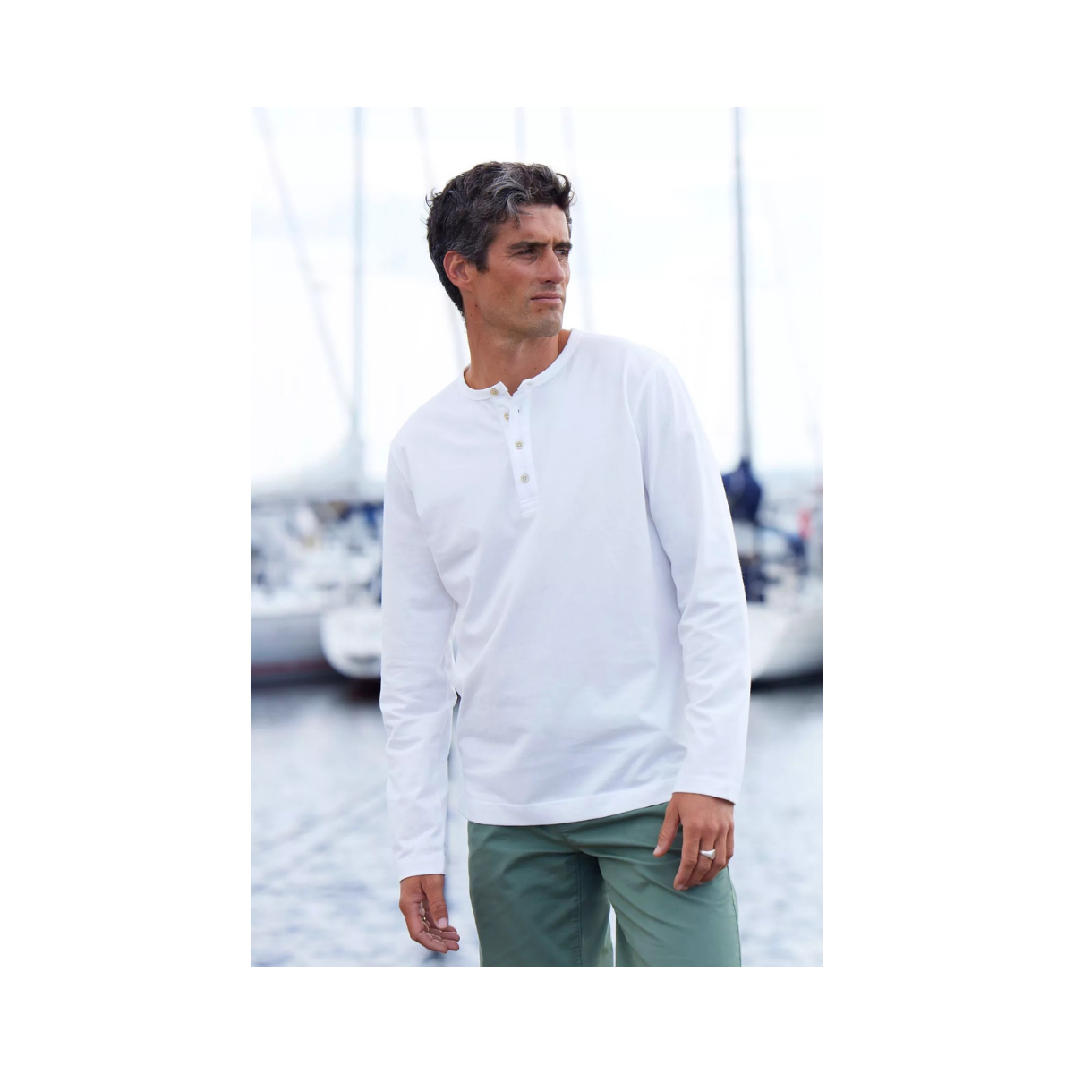 Gran'Dad L.Sl Tee - Offwhite