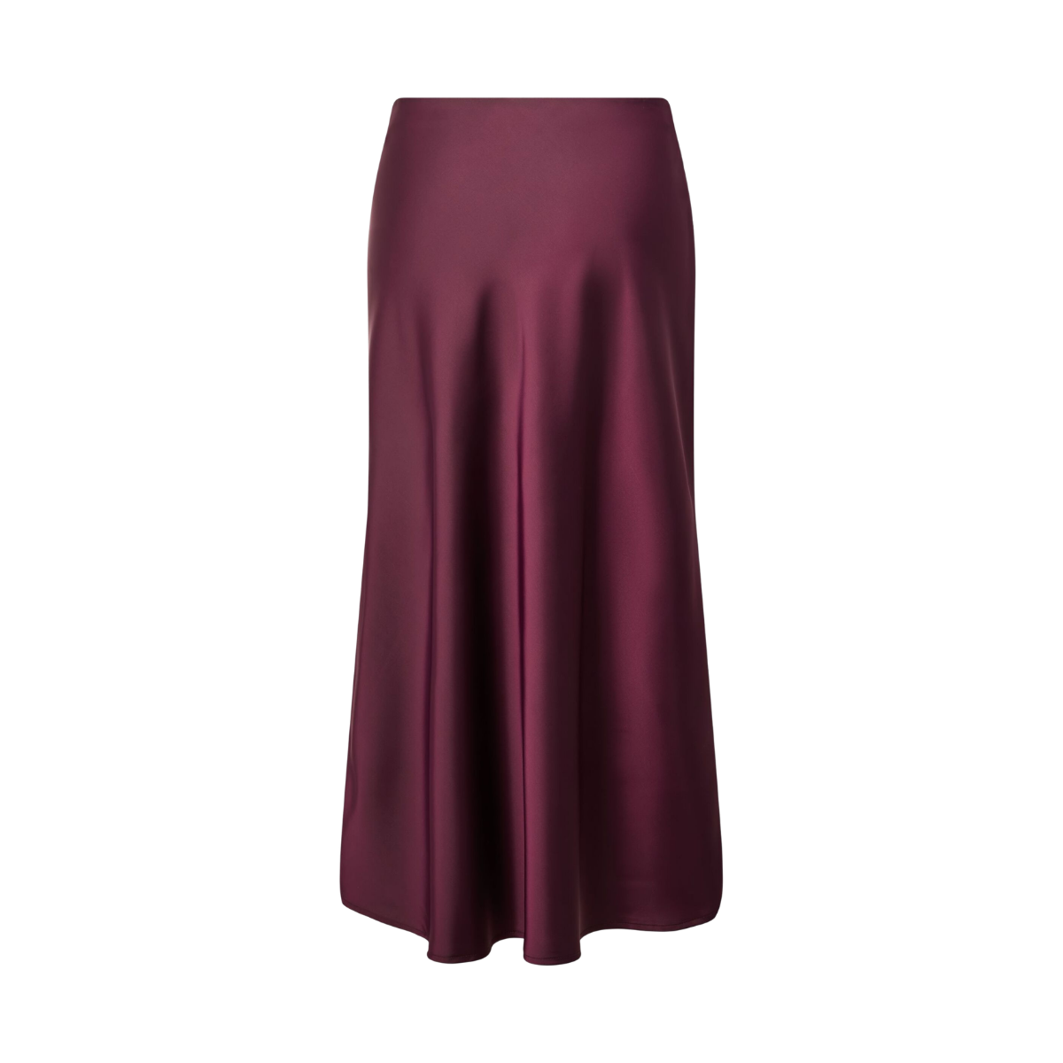 YASPella Highwaist Midi Skirt - Fig