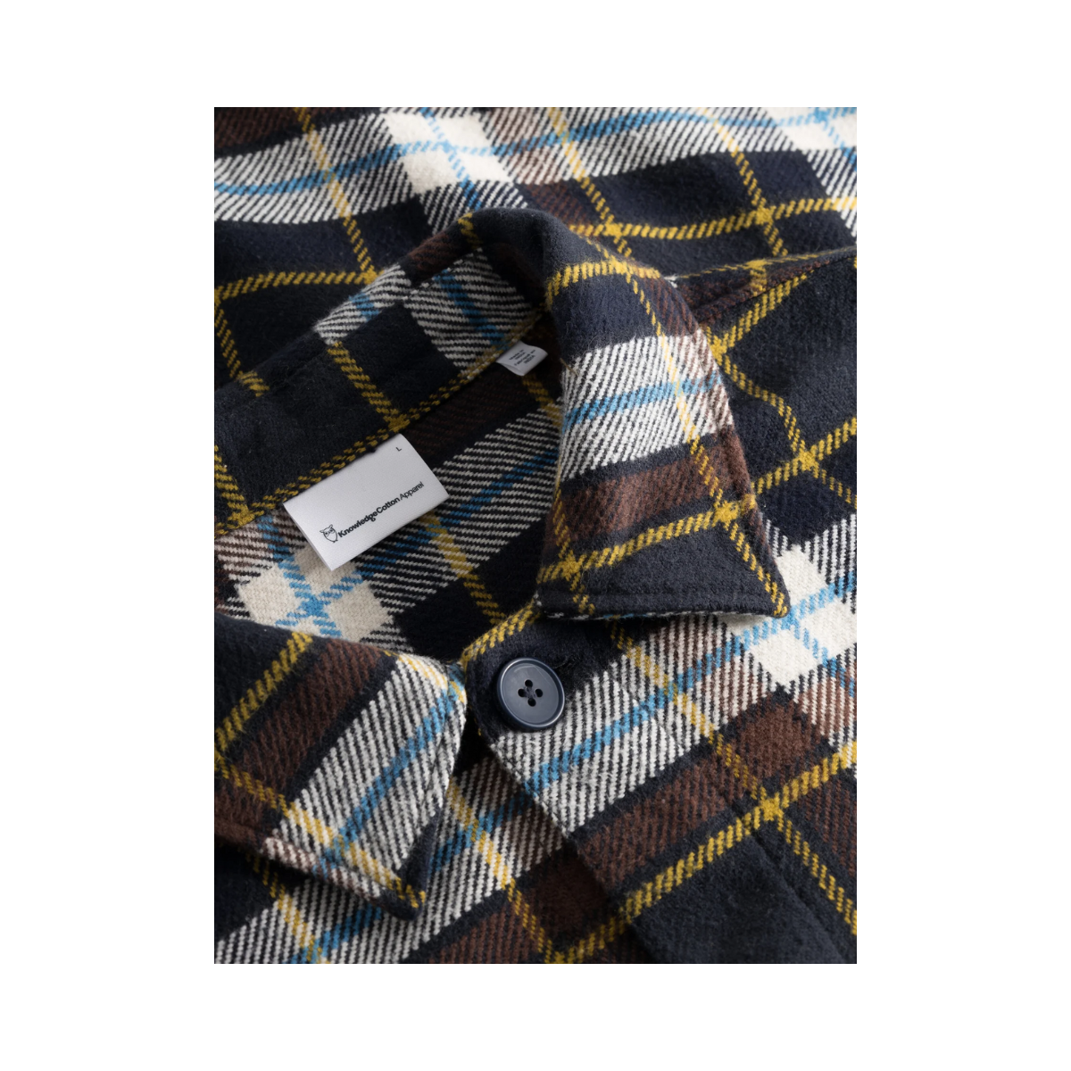 Big Checked Heavy Flannel Overshirt - Multi