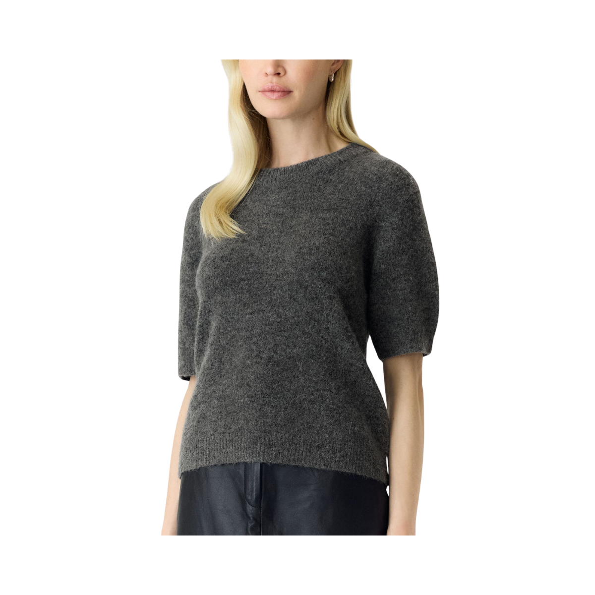 YASJohi Pullover - Medium Grey Melange