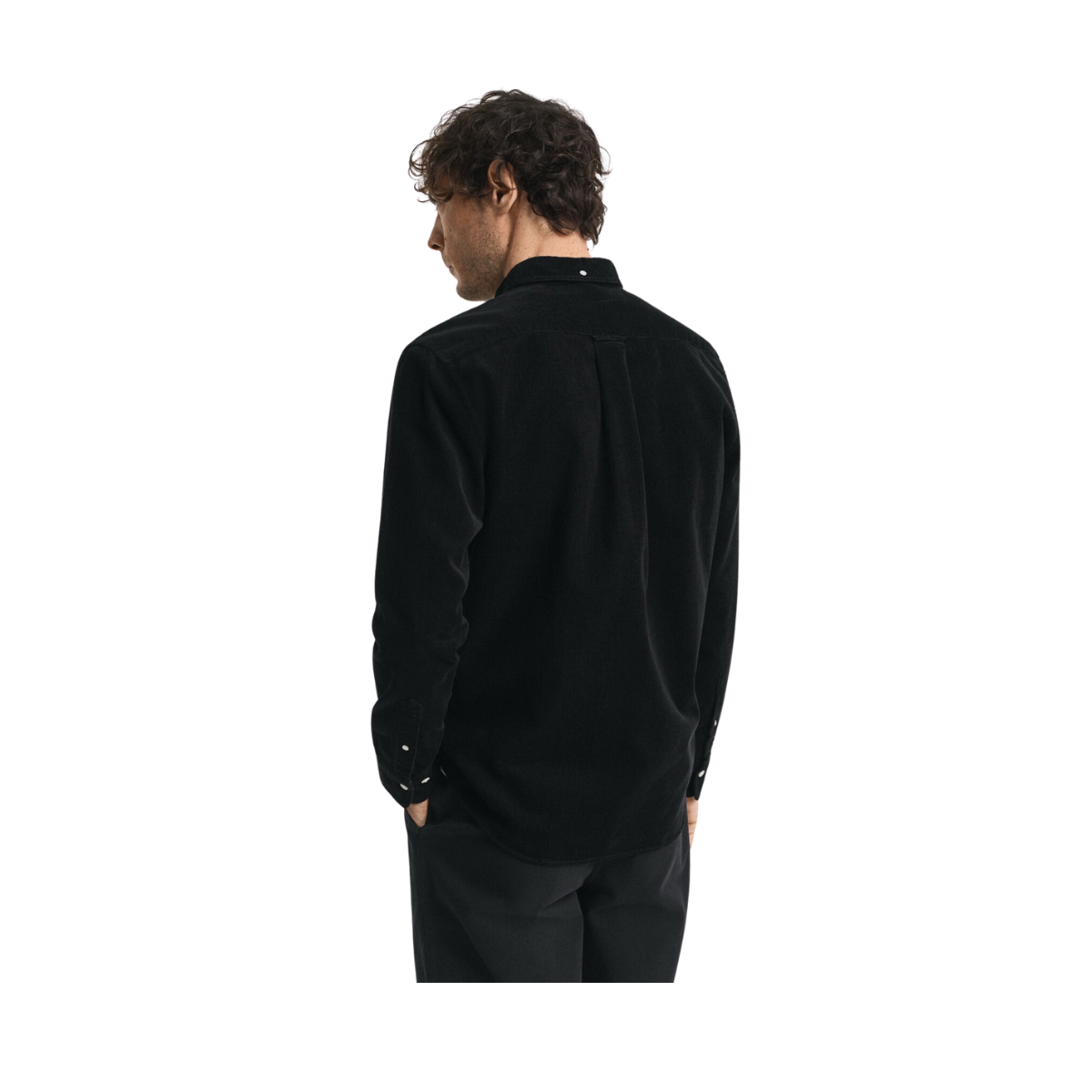 Reg Corduroy Shirt - Black