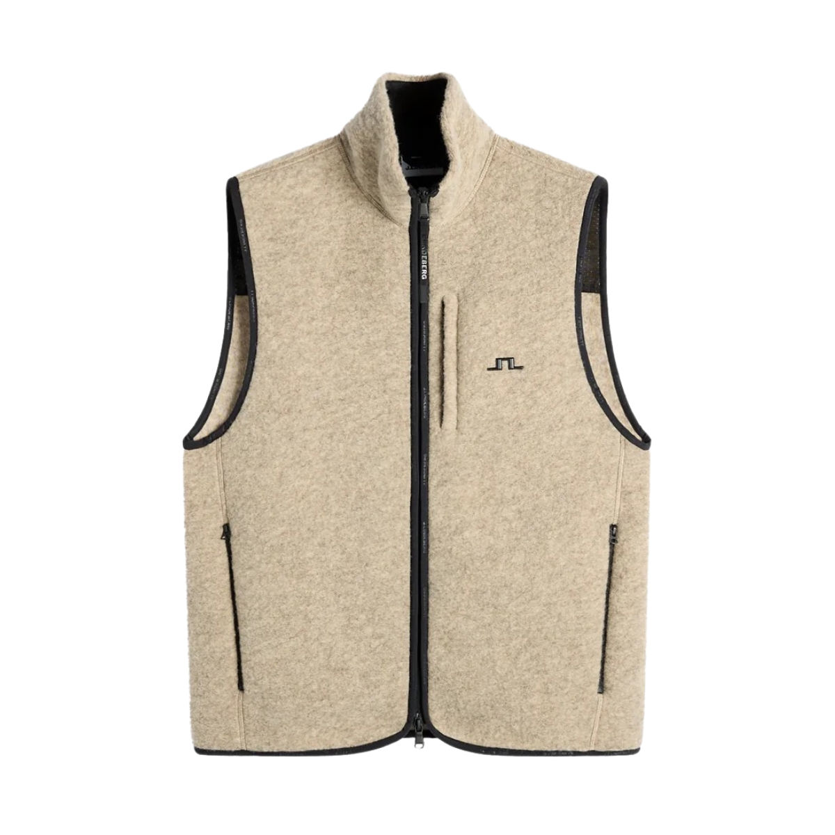 Duncan Wool Fleece Vest - Moonbeam