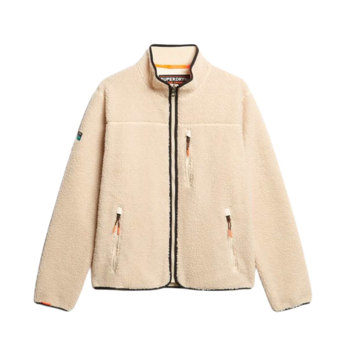 Outdoor Full Zip Fleece - 1LG Oatmeal Beige
