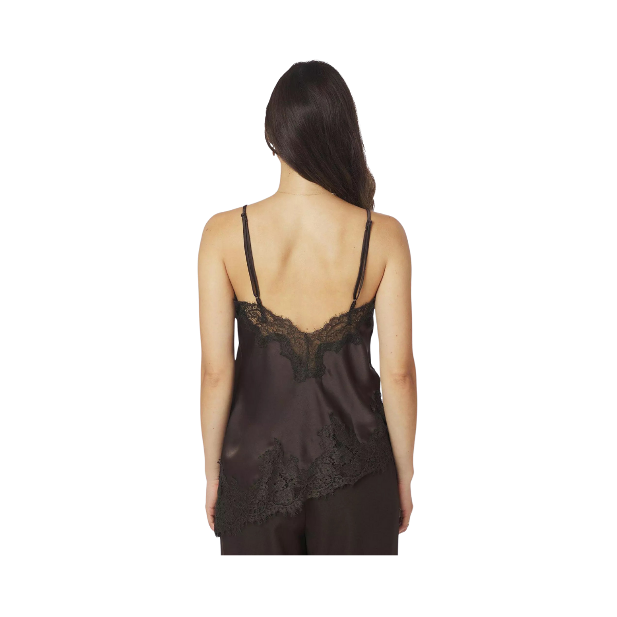 Viole Lace top - Dark Brown