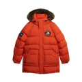 Everest Longline Baffled Parka - UM2 Bold Orange
