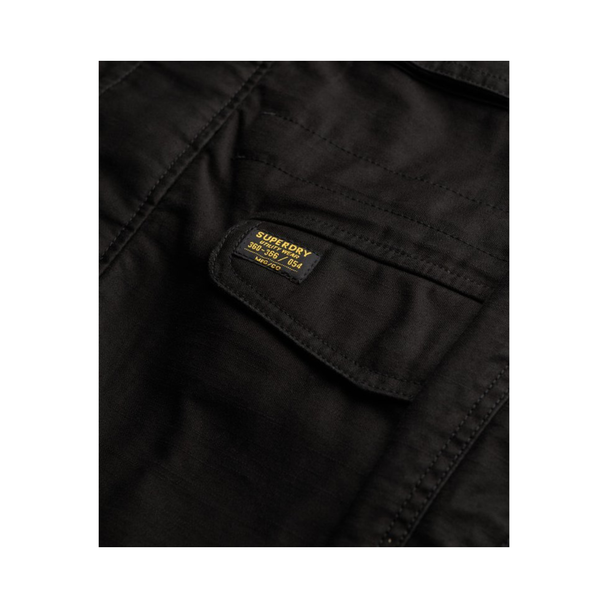 Collared M65 Jacket - 12A Jet Black