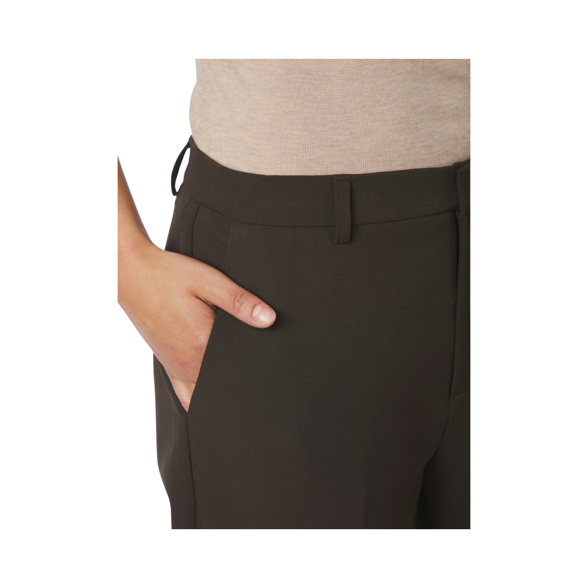 Alice Suit Pants - Dark Brown