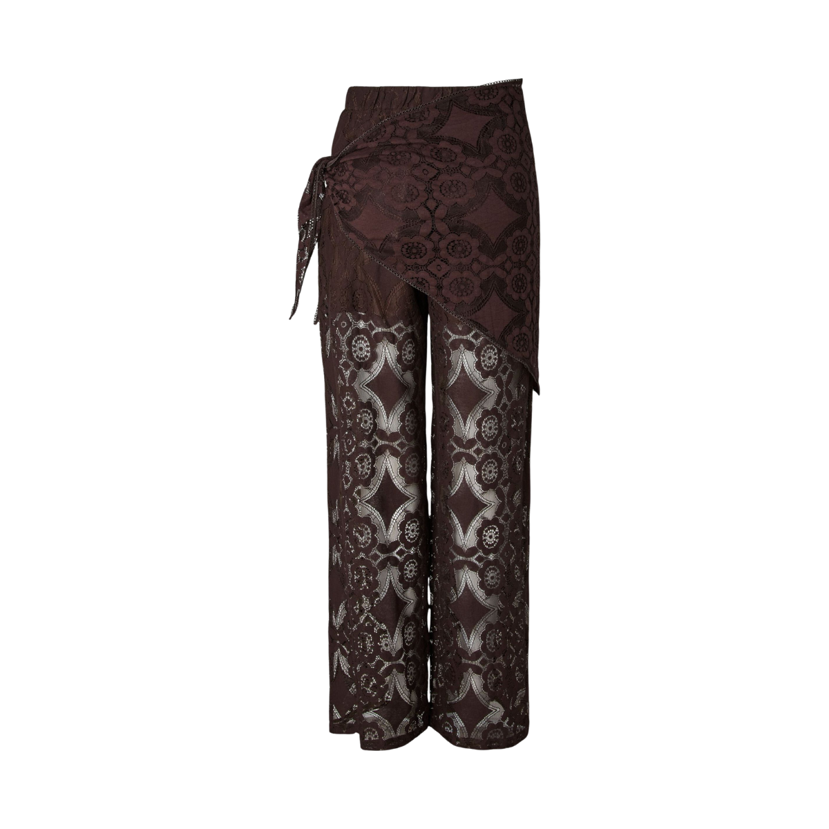 YASAlmi Scarf Lace Pant - Coffee Bean