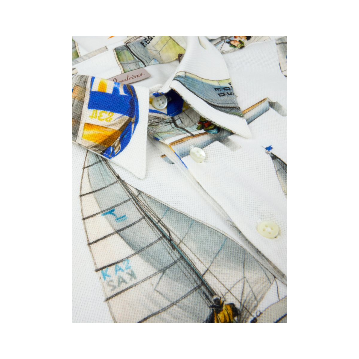 Polo Shirt Printed Pique - Multi Pattern