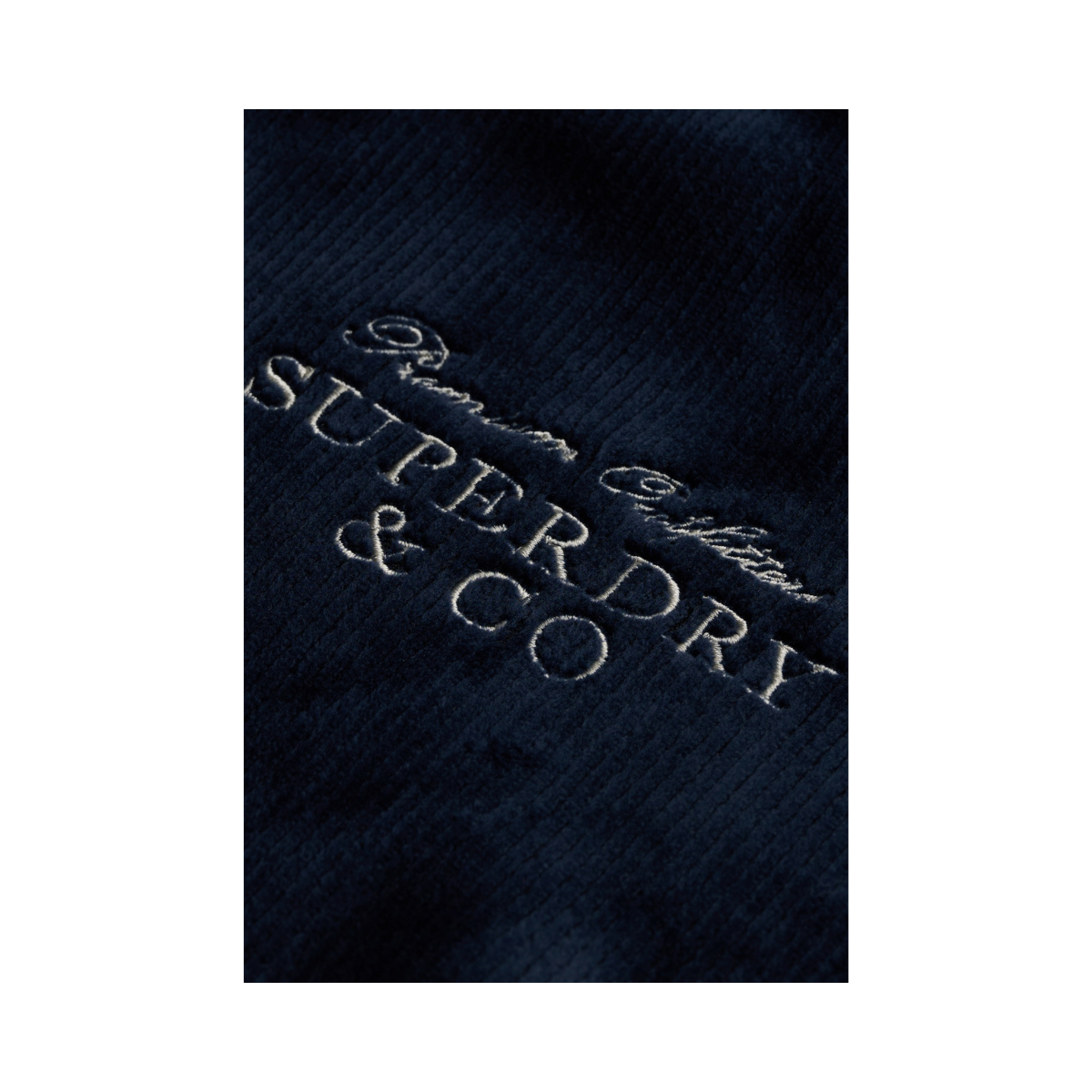 Drop Needle Velour Hood - 49P Darkest Navy