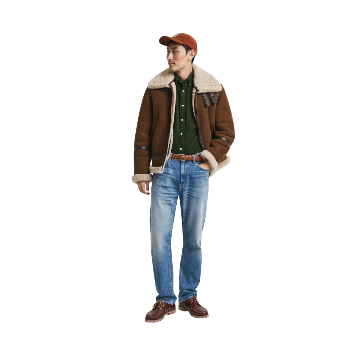 Reg Corduroy Shirt - Country Green
