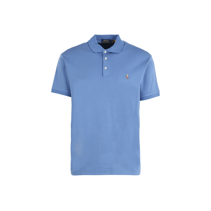 Custom Slim Fit Soft Cotton Polo Shirt - Blue