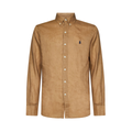 Slim Fit Linen Shirt - Kahki