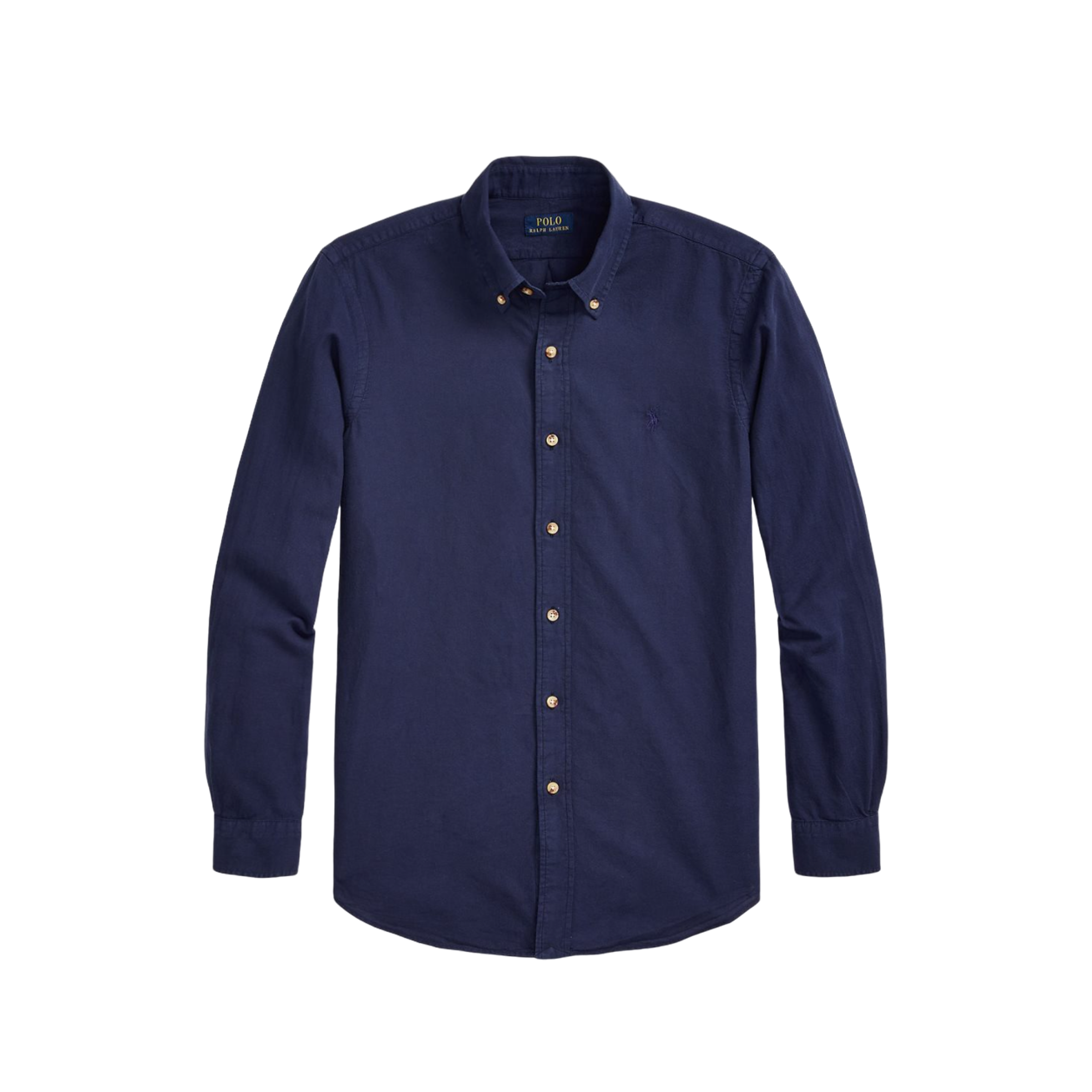 Slim Fit Dobby Shirt - Navy