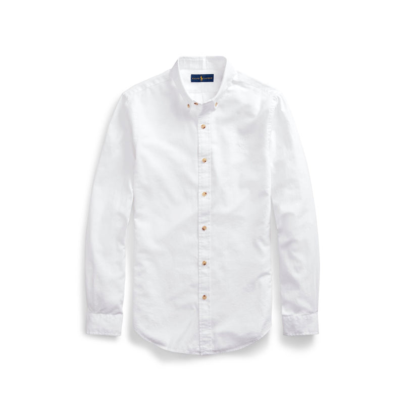 Slim Fit Dobby Shirt - White