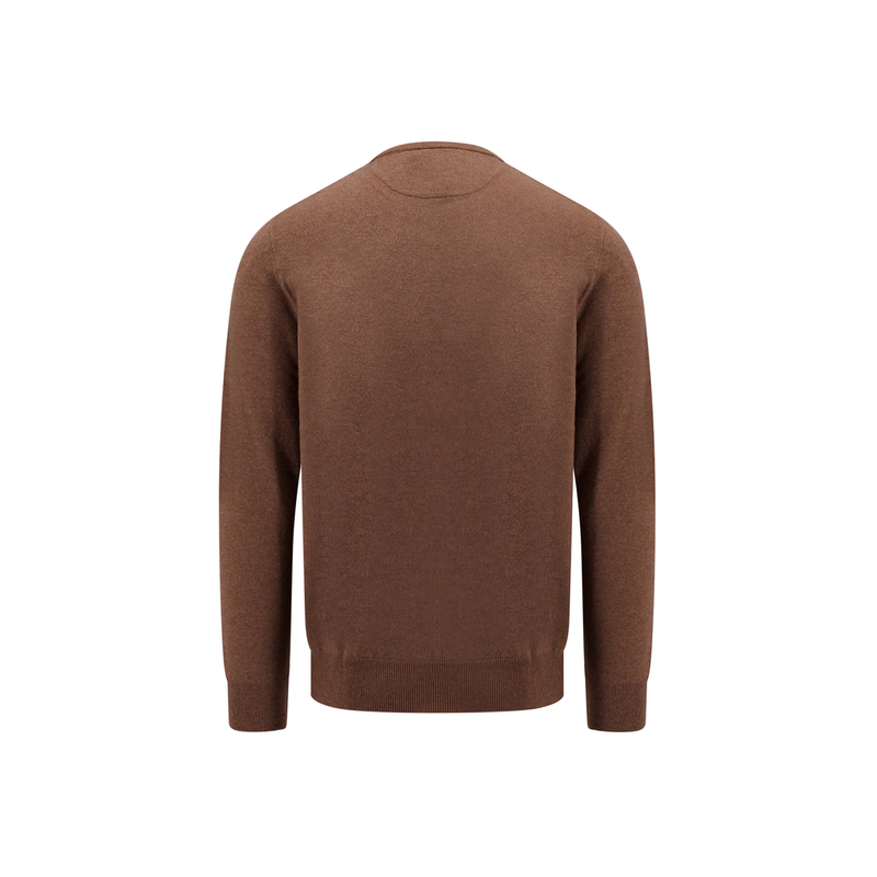 Wool Crewneck Sweater - Brown
