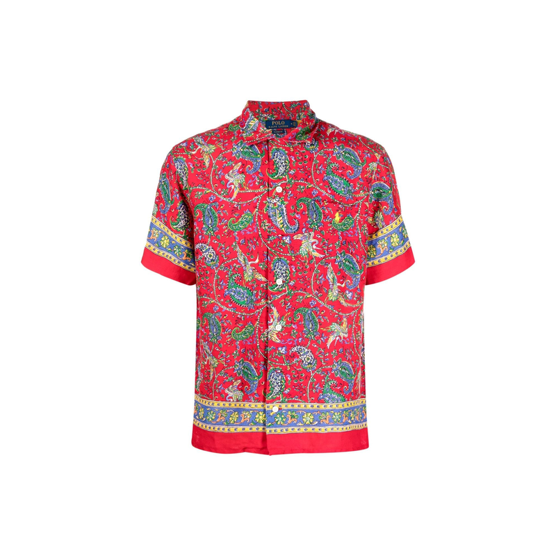 Short Sleeve Sport Shirt - Red