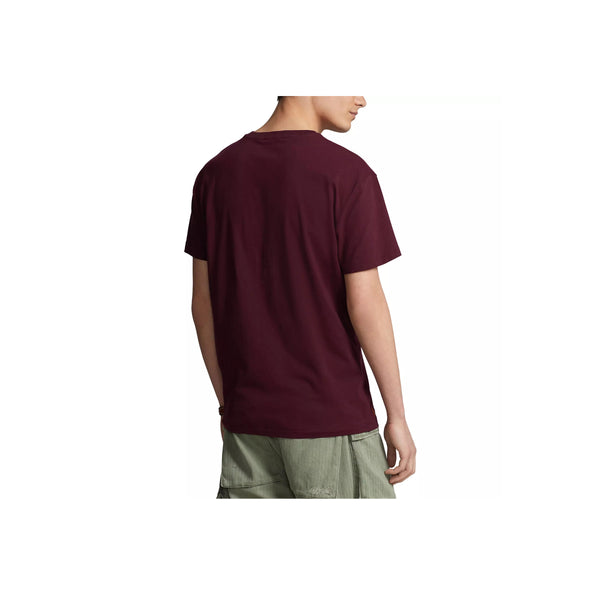 Short Sleeve Logo T-Shirt - Burgundy