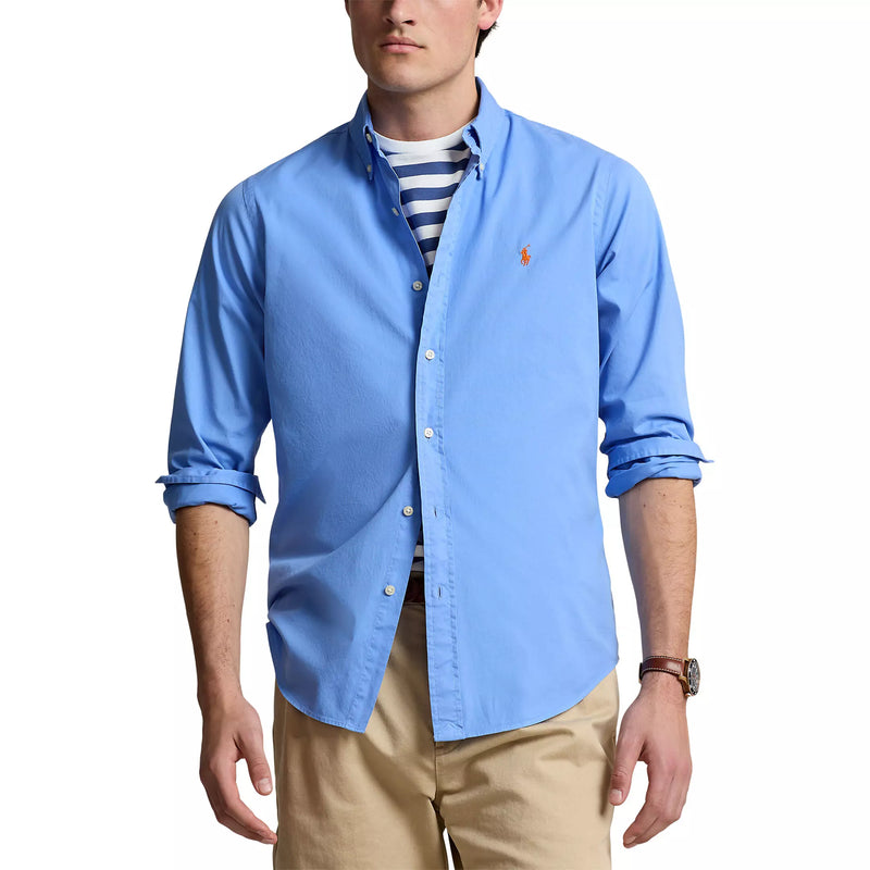 New Twill Shirt Slim - Blue