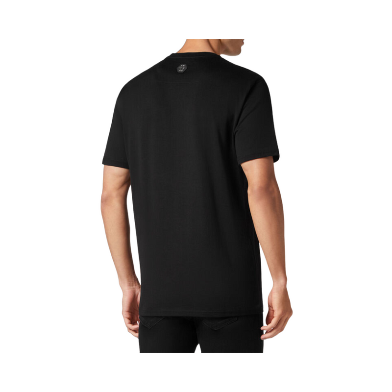 T-shirt Round Neck SS Chrome - Black