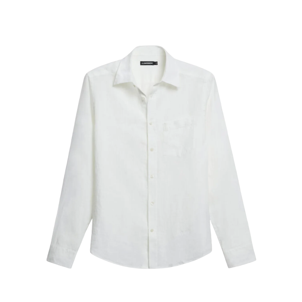 Clean Linen Slim Shirt - White