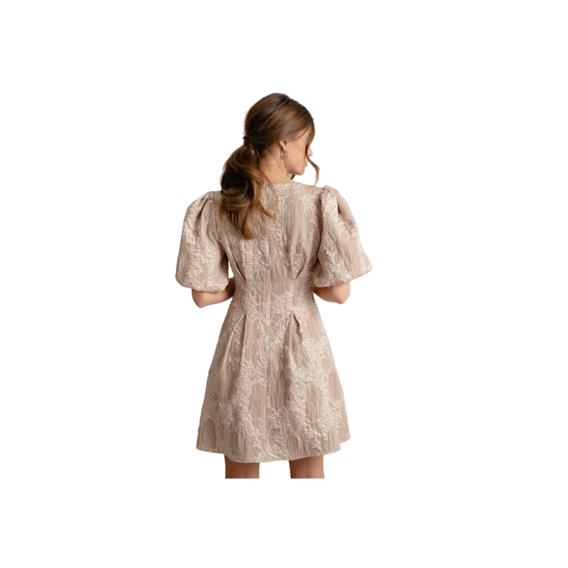 She Got It Dress - Beige