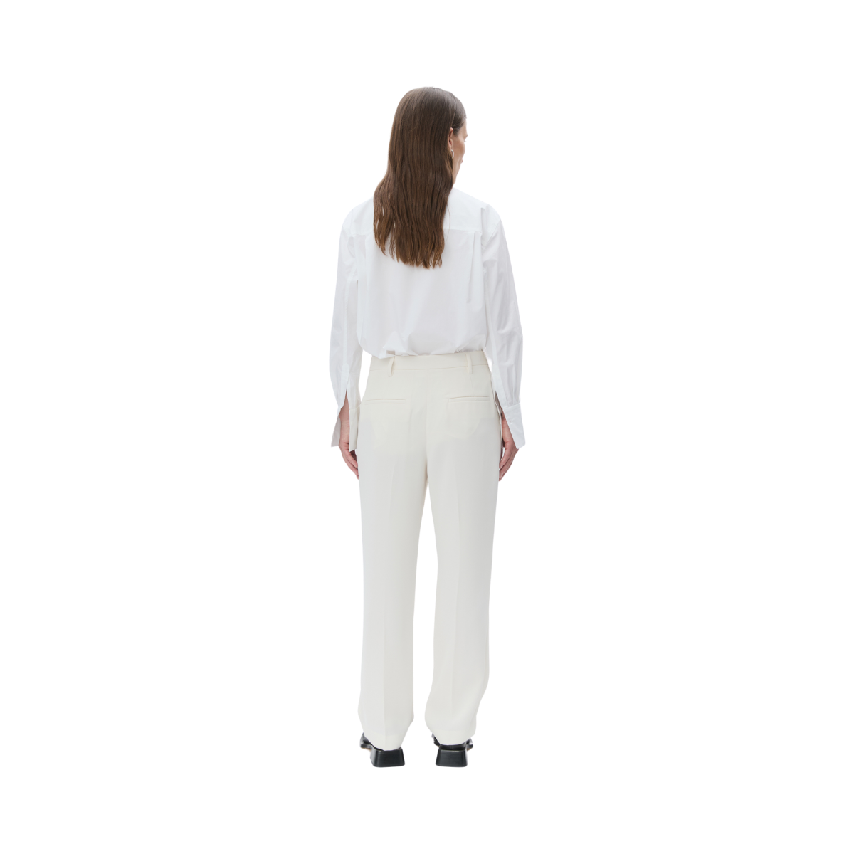 Classic Lady Classic Gabardine Pants - 1002 Ivory Shade