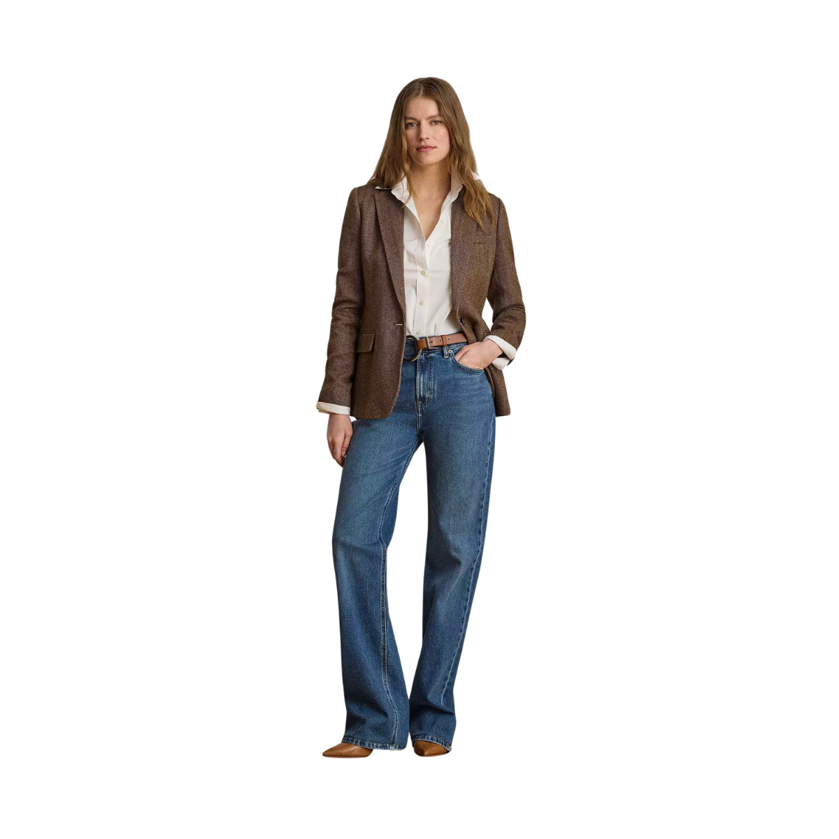 Woven Blazer/Sport Coat - Brown