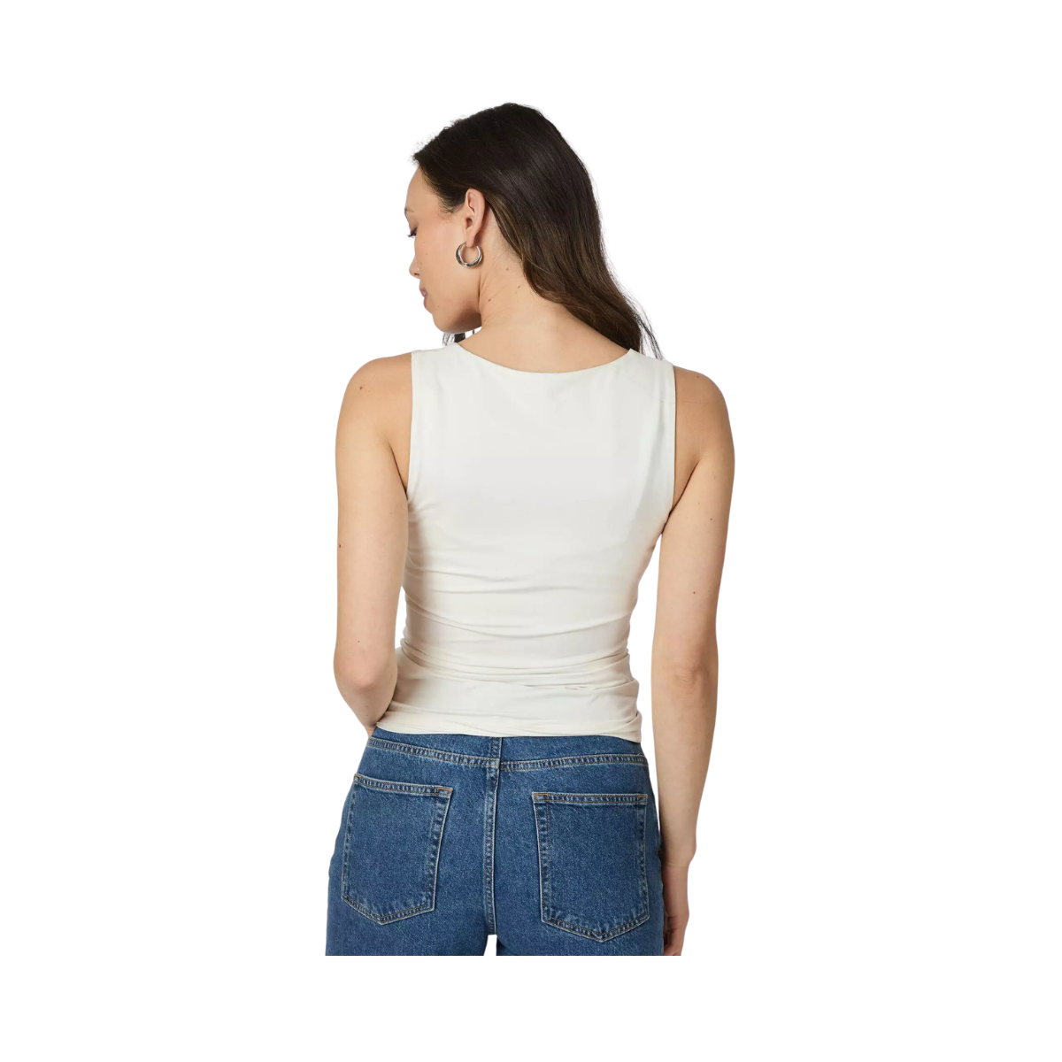 Sophia Jersey Top - Off White