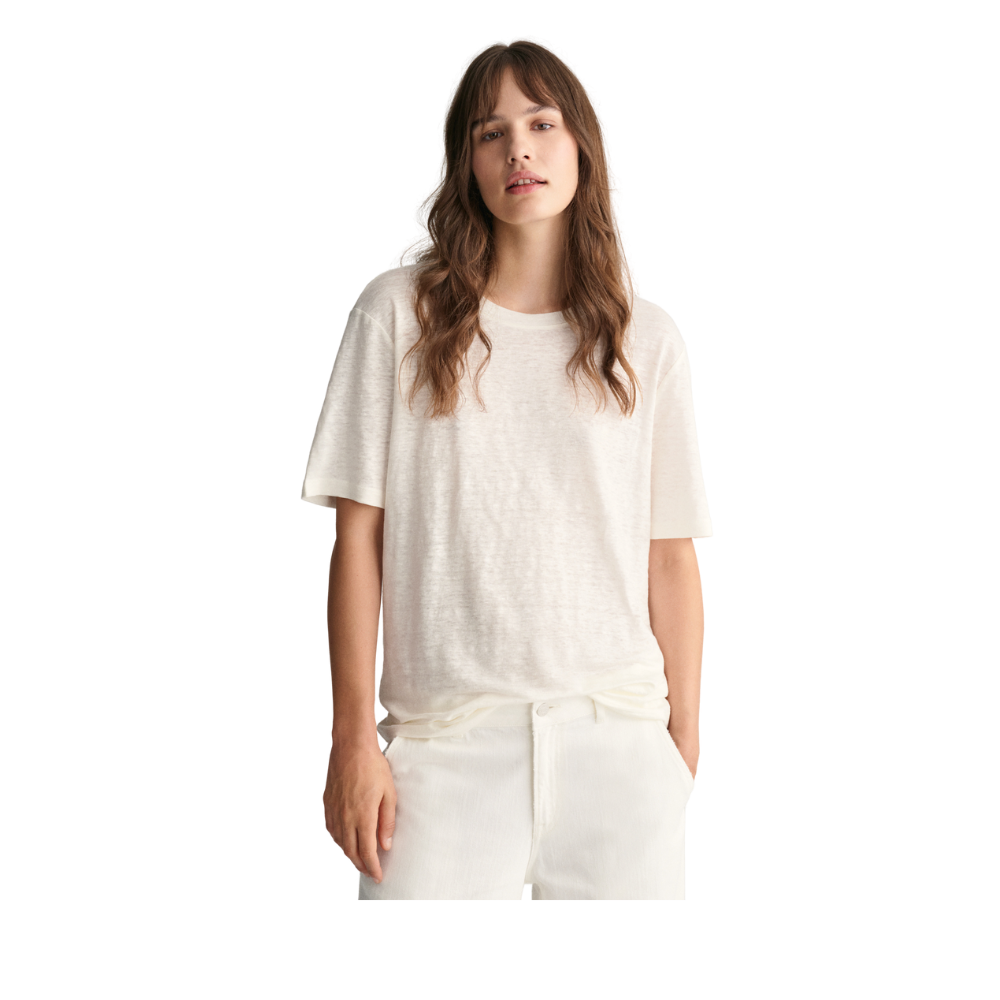 Linen T-Shirt - White