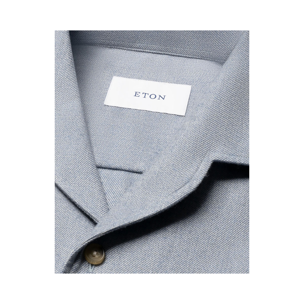 Solid Flannel Shirt - Light Blue