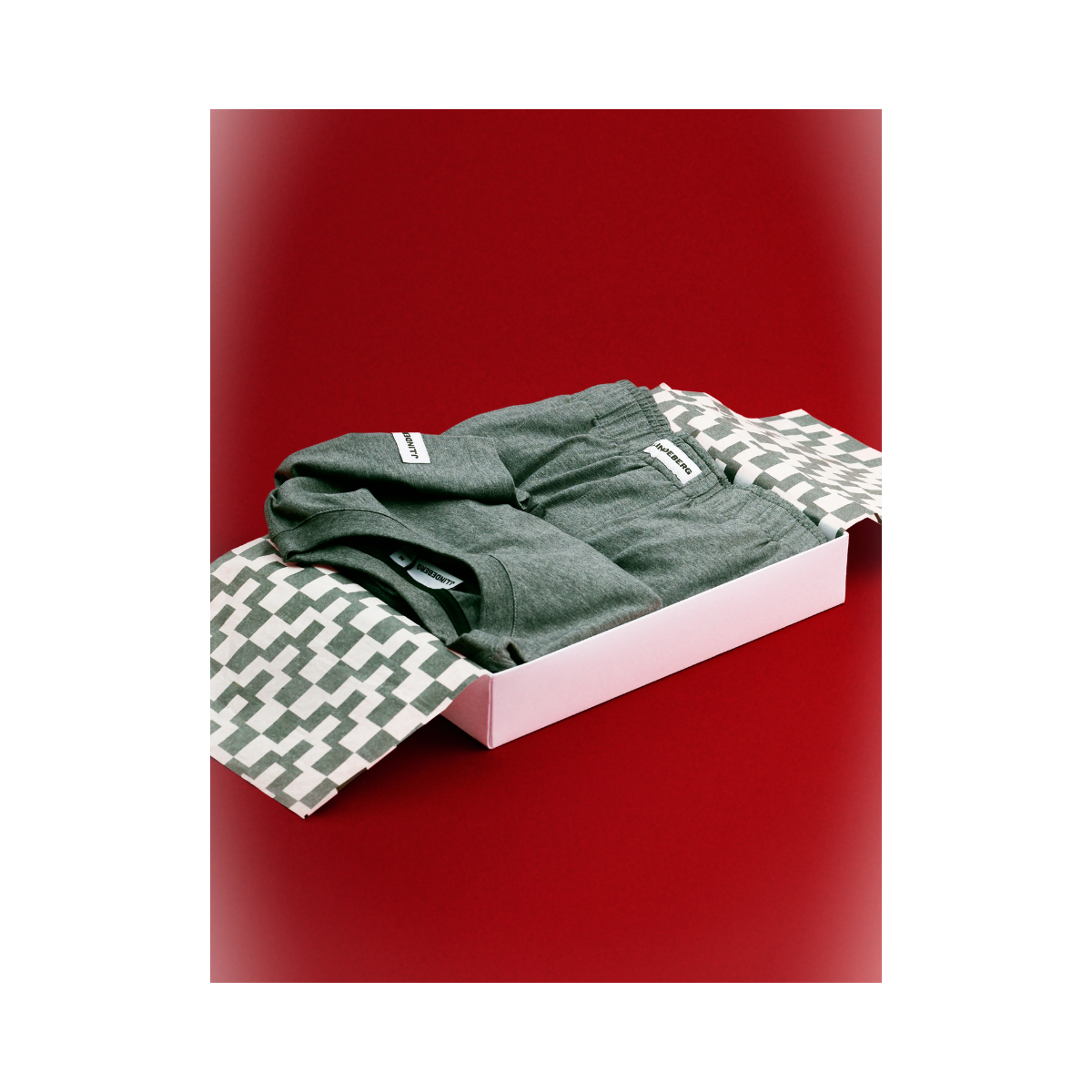 Pierce Pyjama Set - Dark Grey Melange