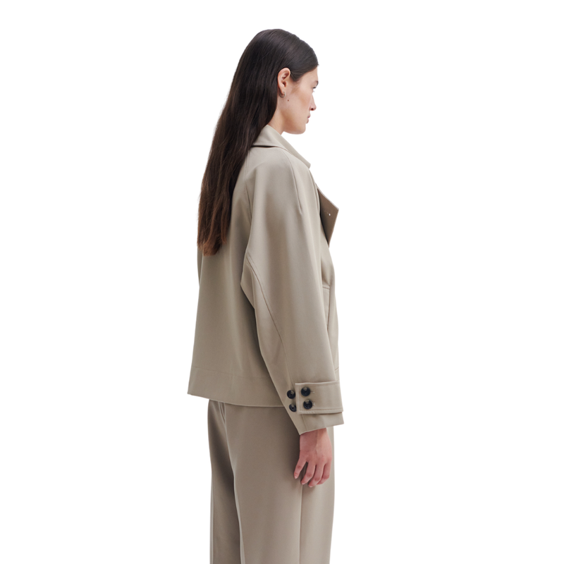 Silvia Trench Jacket - Beige