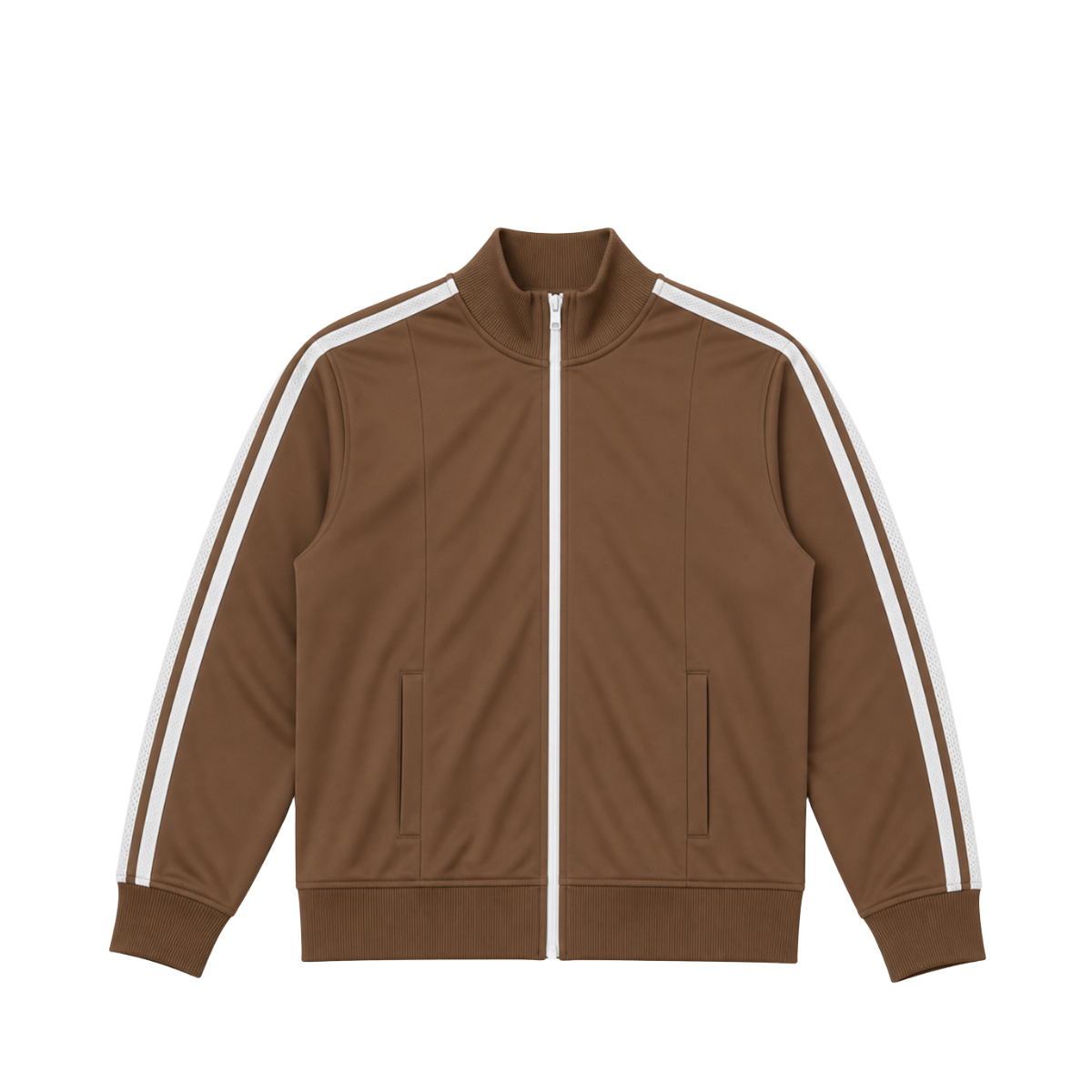 Edward Track Jacket - Light Brown