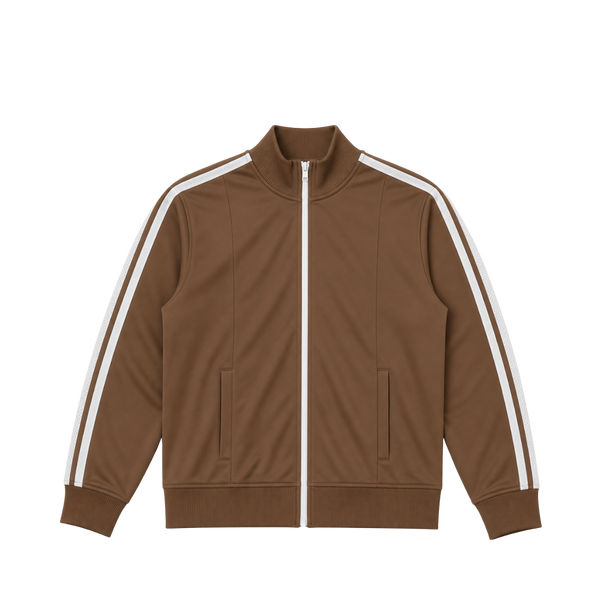 Edward Track Jacket - Light Brown