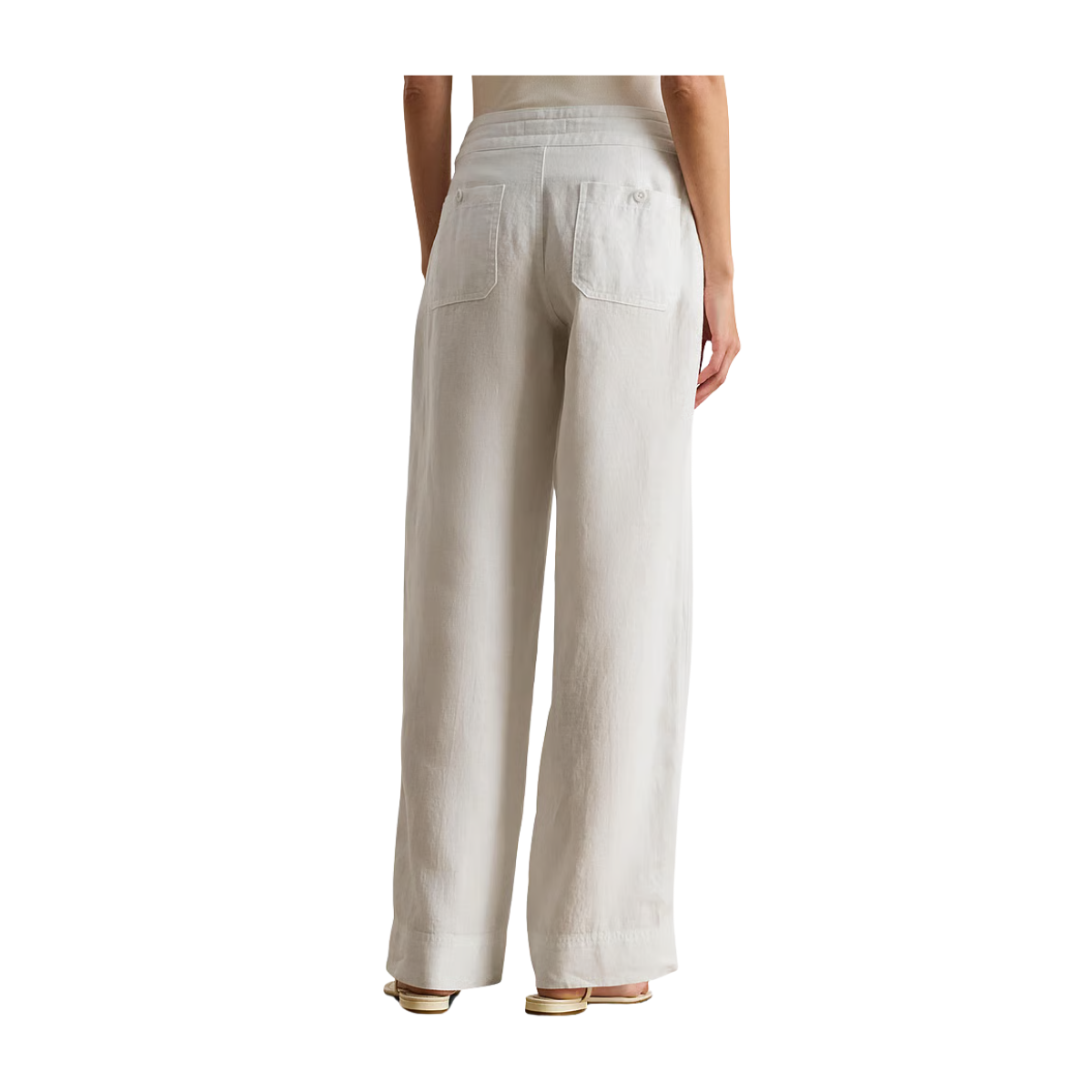 Jovonie Wide Leg Pant - White