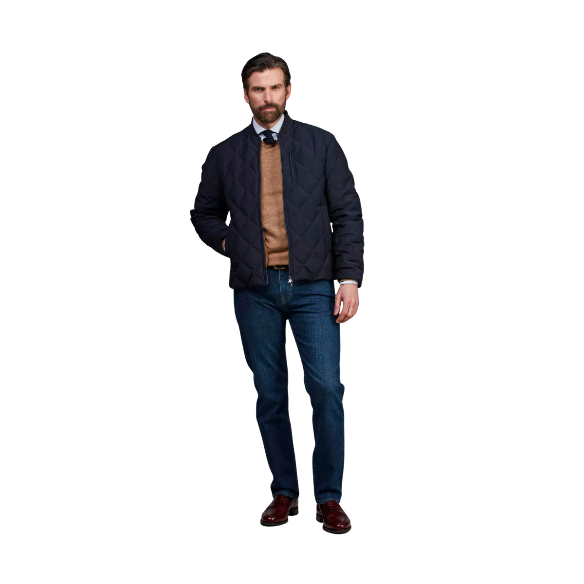 Brixen Down Jacket - Navy