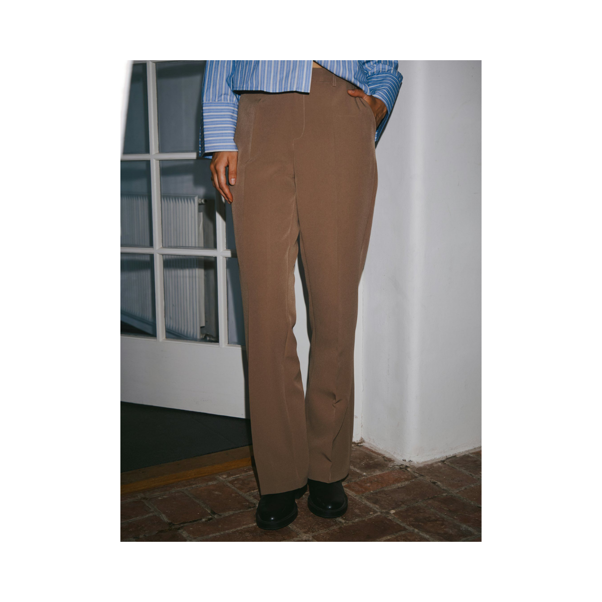 Alice Suit Pants - Dusty Brown