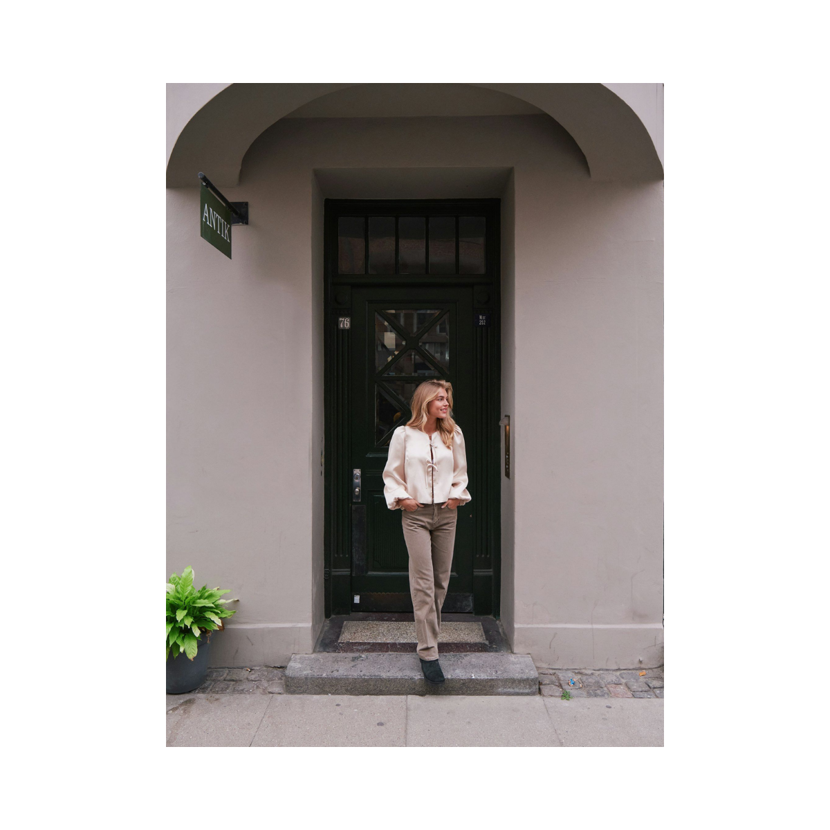 Simona D Pants - Dusty Brown