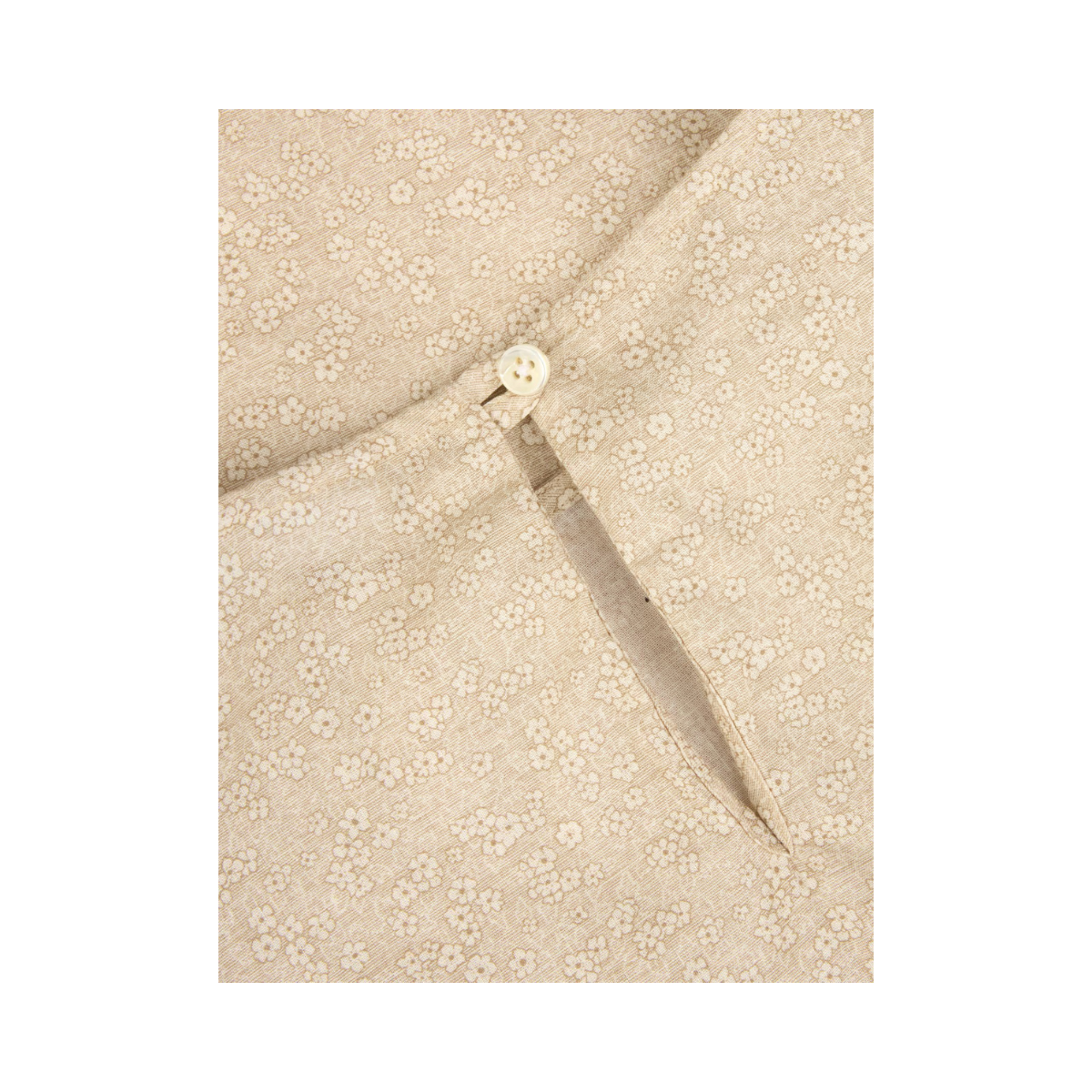 Carmen Blouse Puff Sleeve - Beige pattern