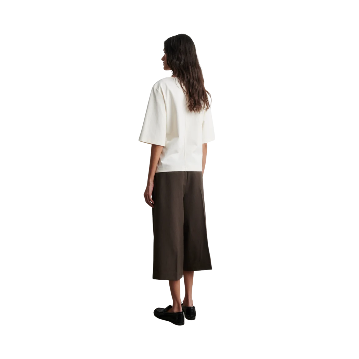 Arkai Drape Tee - Eggnog