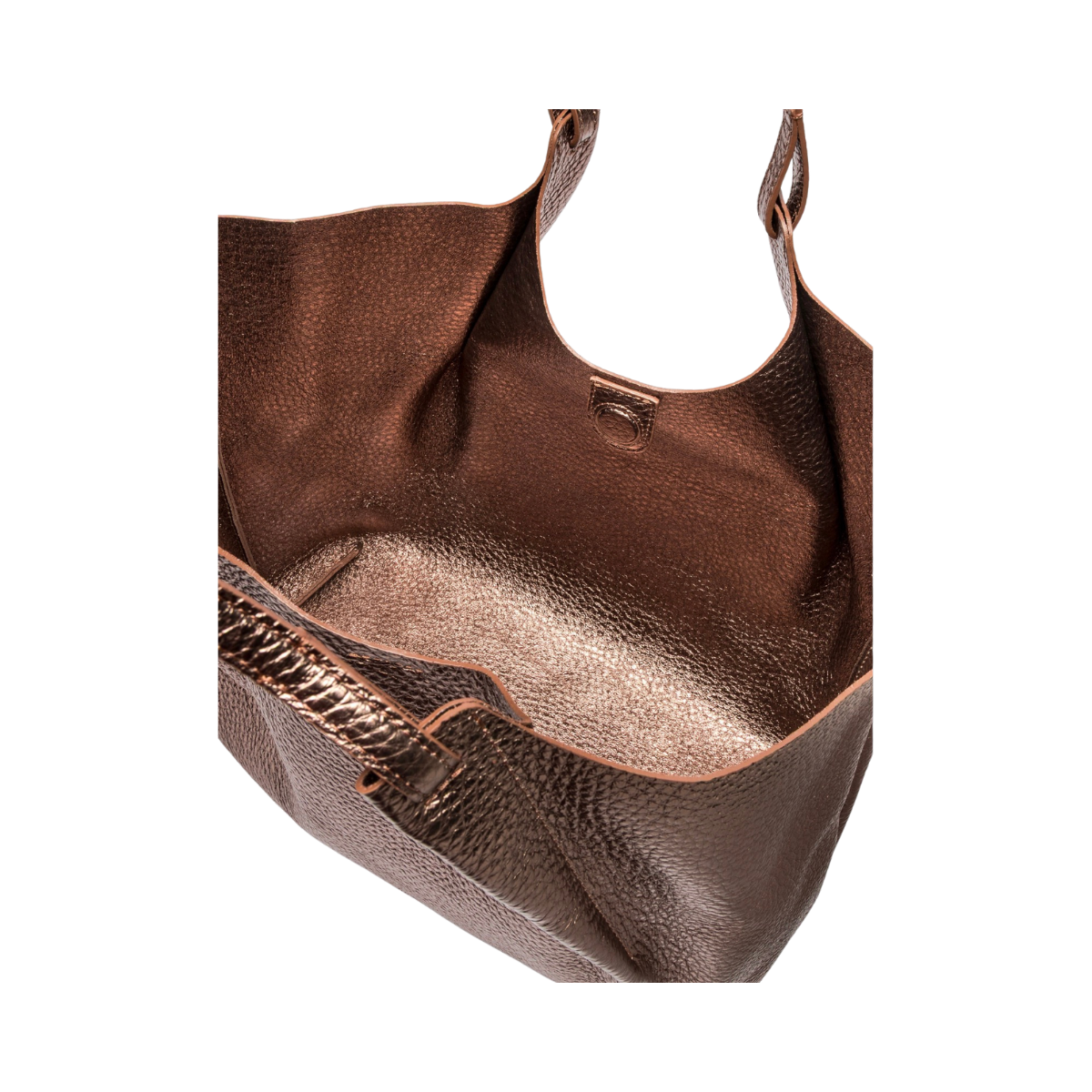 Dua Leather Handbag - Moon