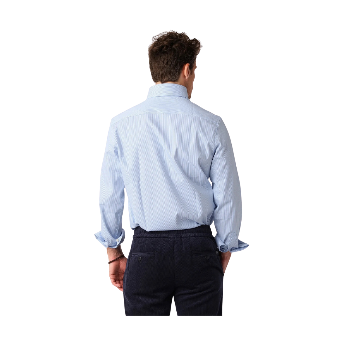 Pinstripe Shirt - Blue
