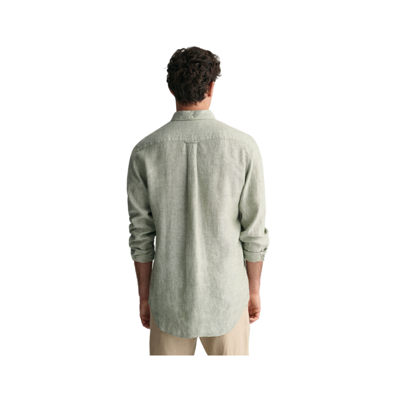 Regular Linen Shirt - Green