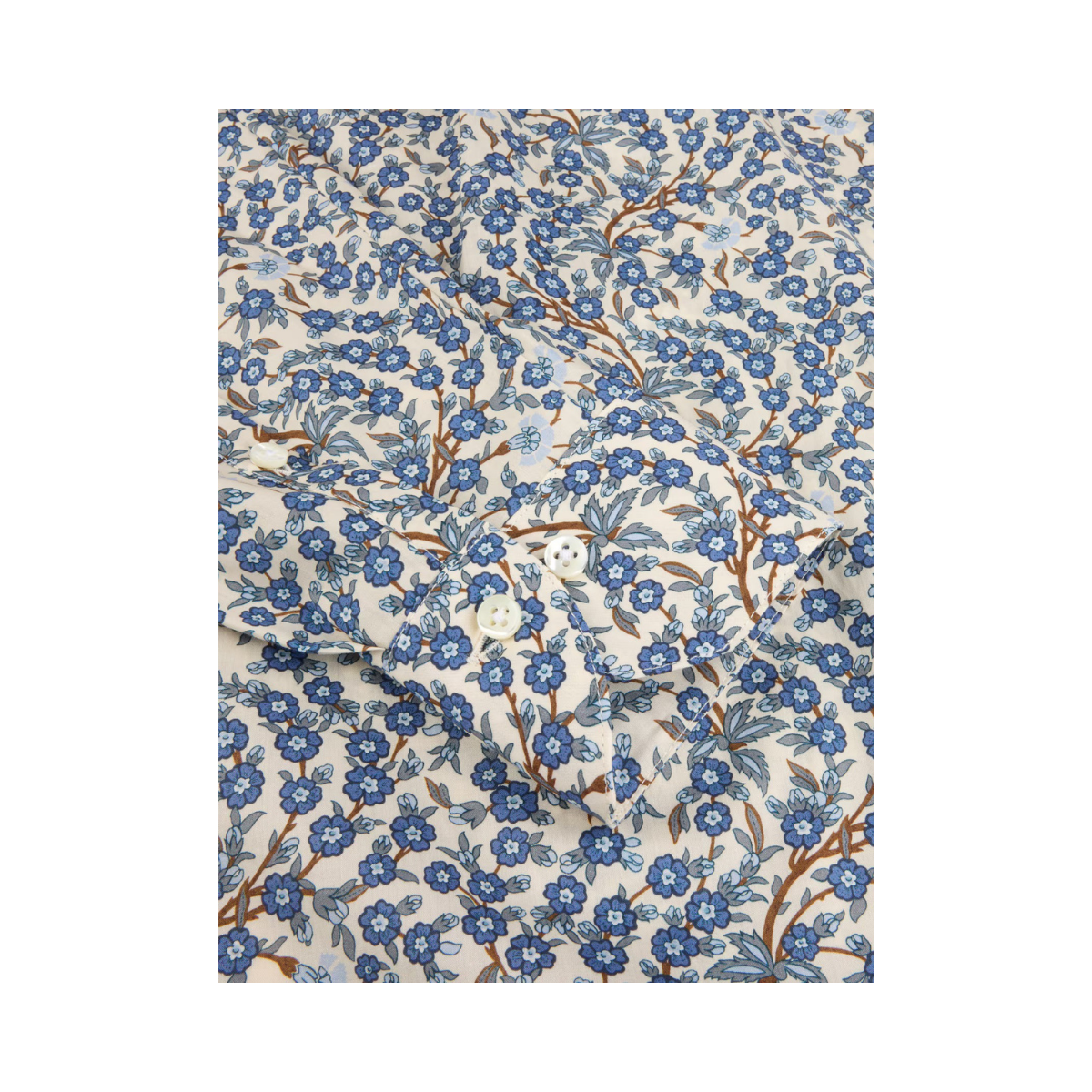 Siri Shirt - Blue Pattern