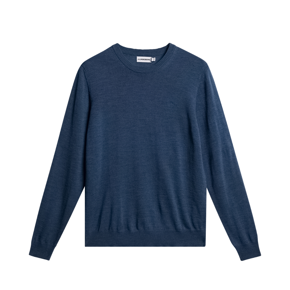 Keane Merino Crew Neck - Vintage Indigo Melange